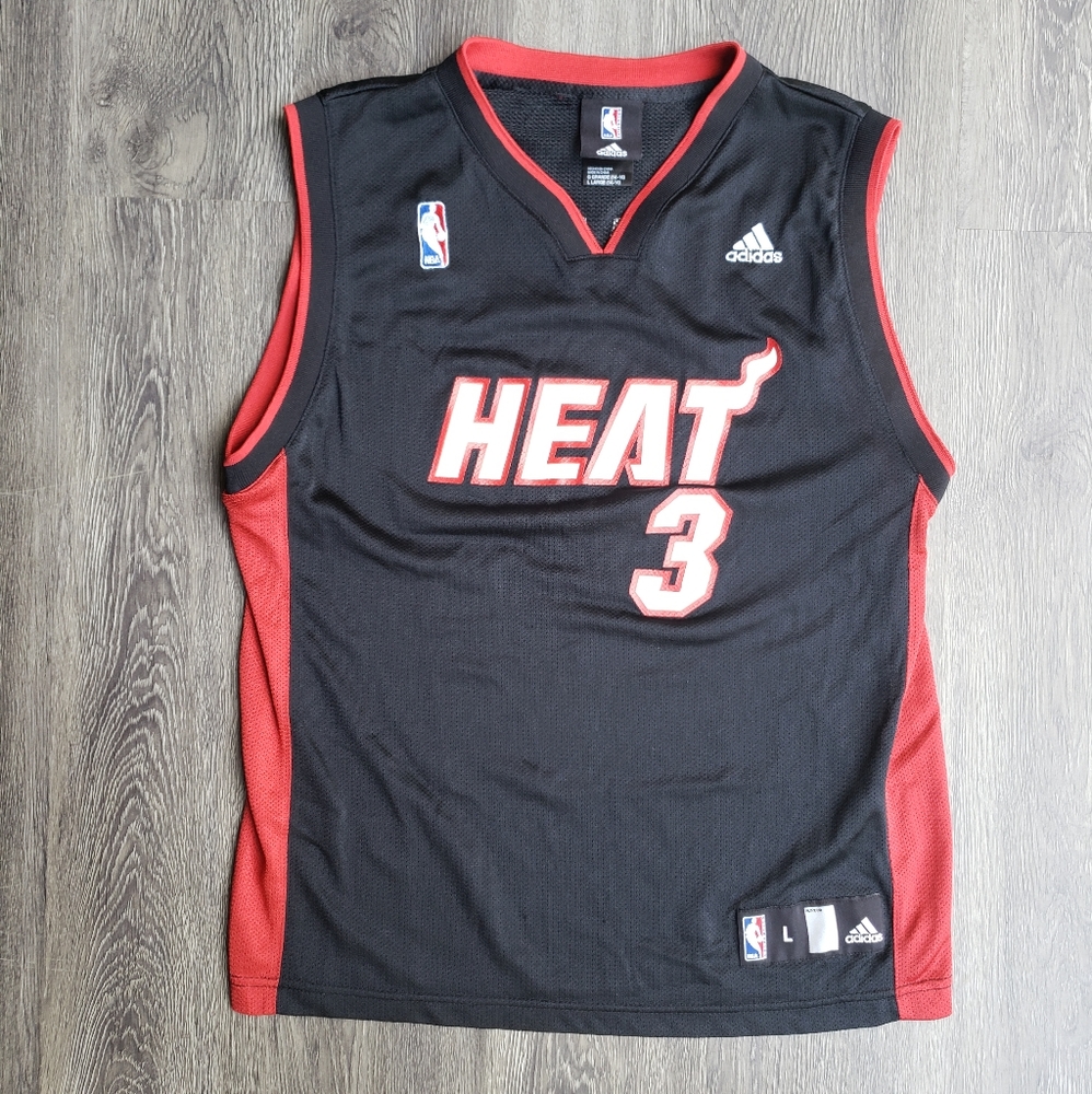 Miami Heat #3 Dwayne Wade Adidas Jersey